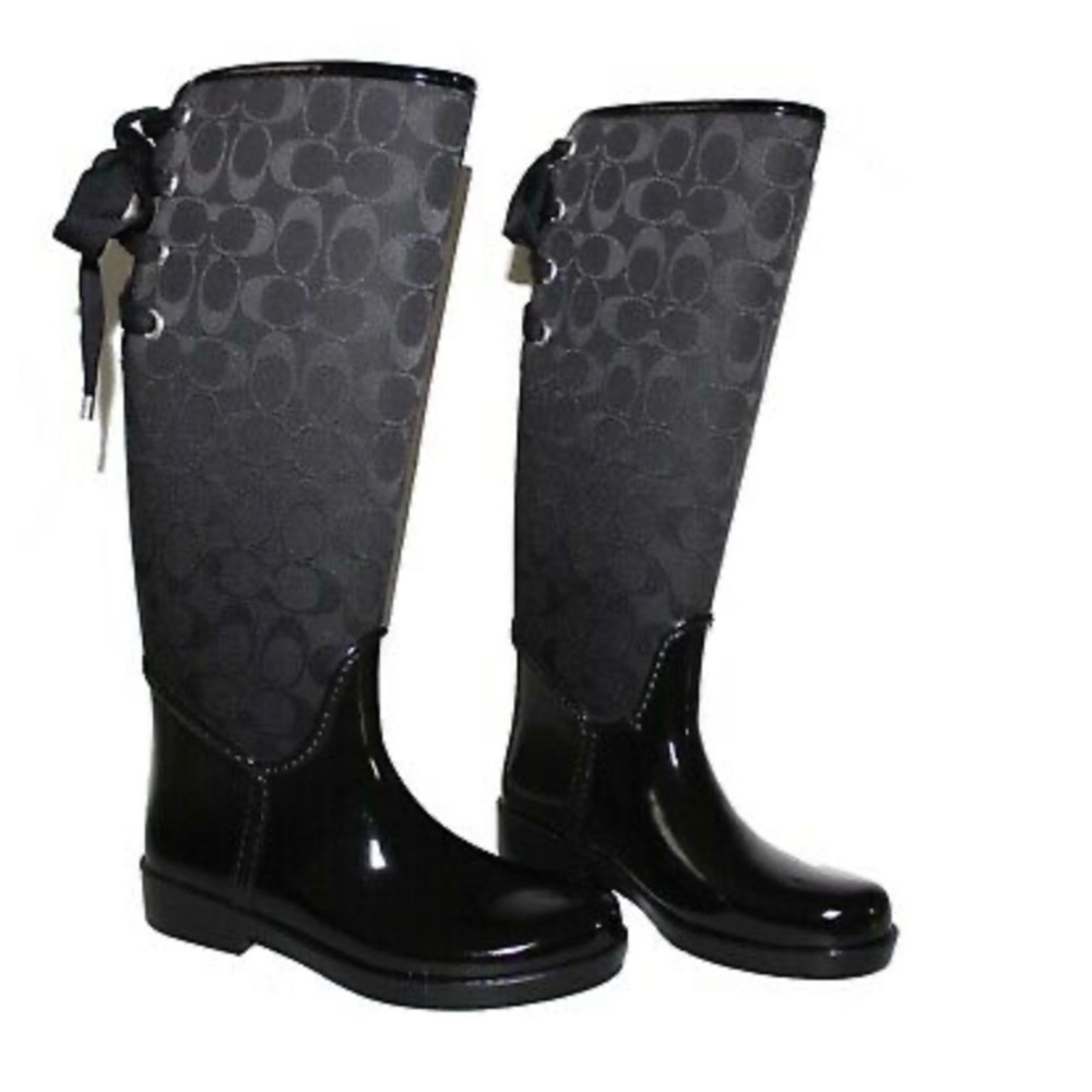 Coach Tristee Outline Signature Black-Smoke Boots